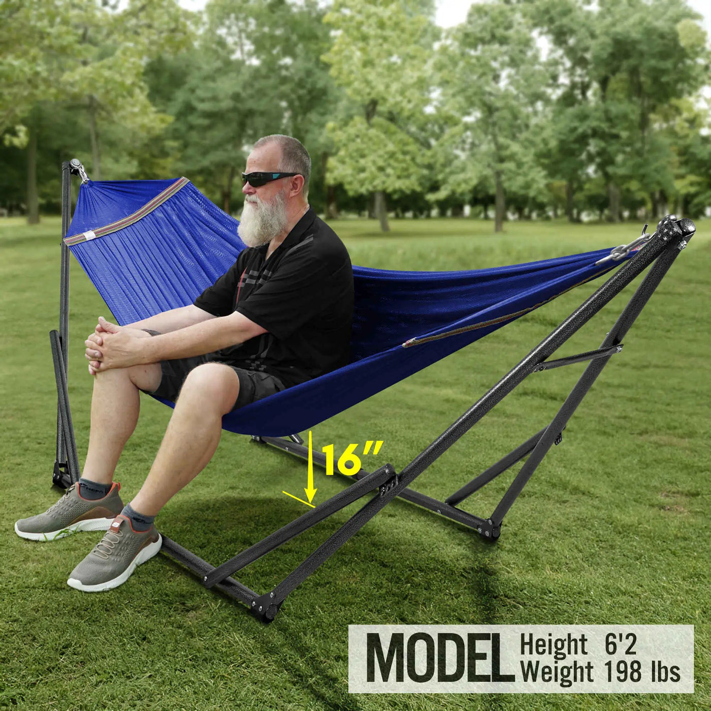 Universal Hammock with Medium Size Stands by Megsu