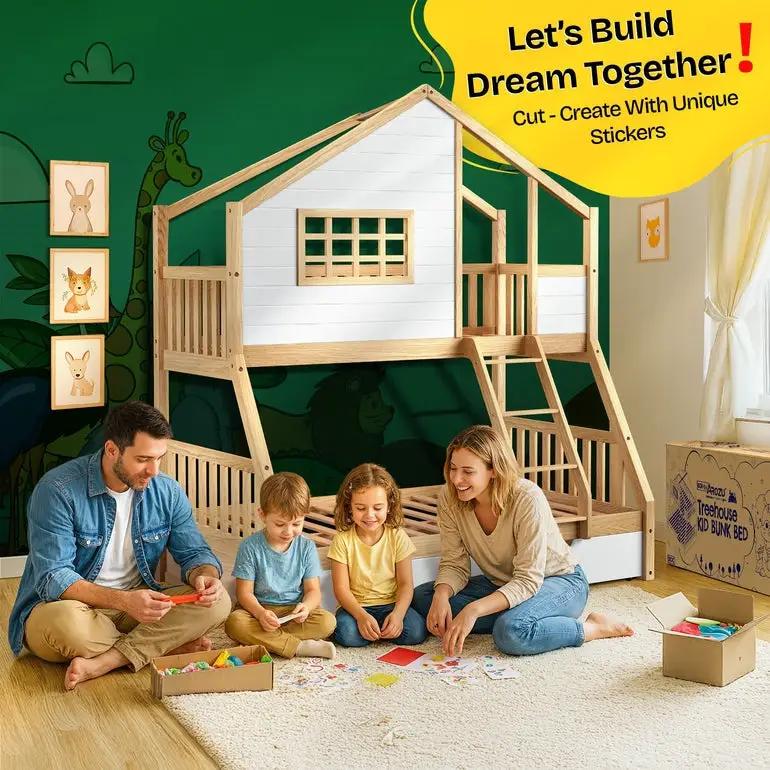 Treehouse Kid Bunk Bed by Megsu