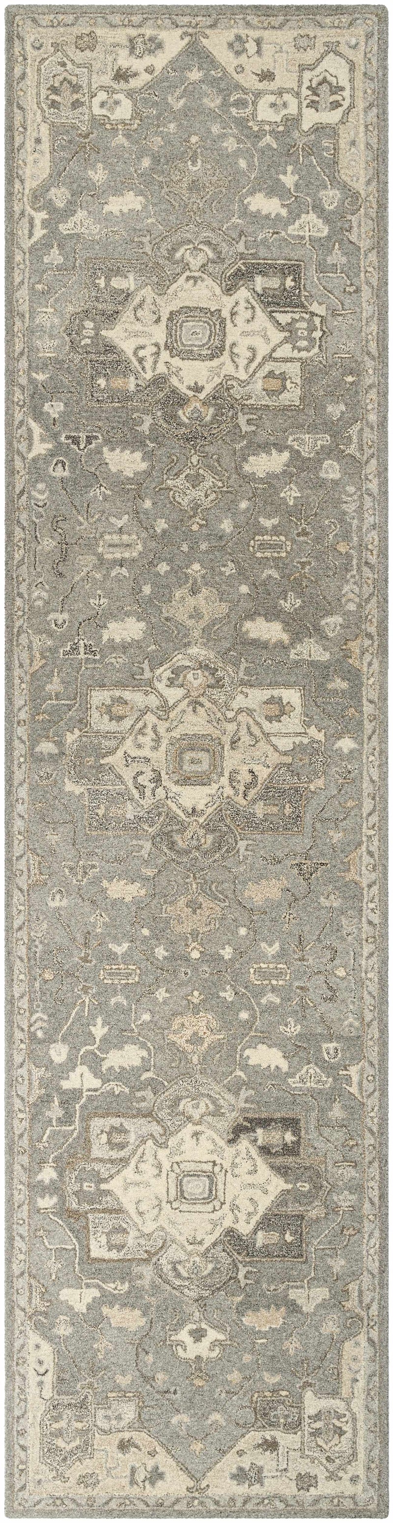 Broomfield 1196 Hand Tufted Taupe Wool Rug by Boutique Rugs