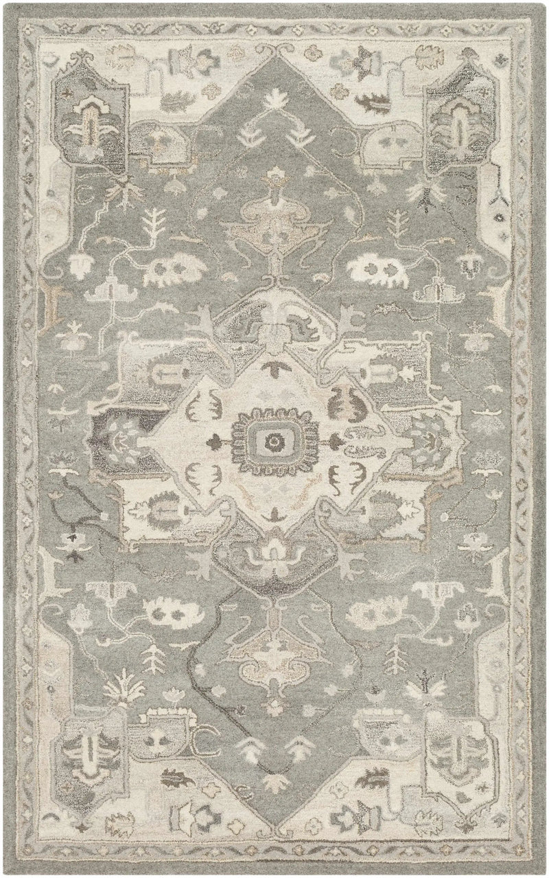 Broomfield 1196 Hand Tufted Taupe Wool Rug by Boutique Rugs