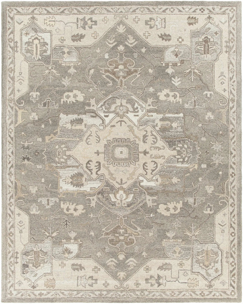 Broomfield 1196 Hand Tufted Taupe Wool Rug by Boutique Rugs