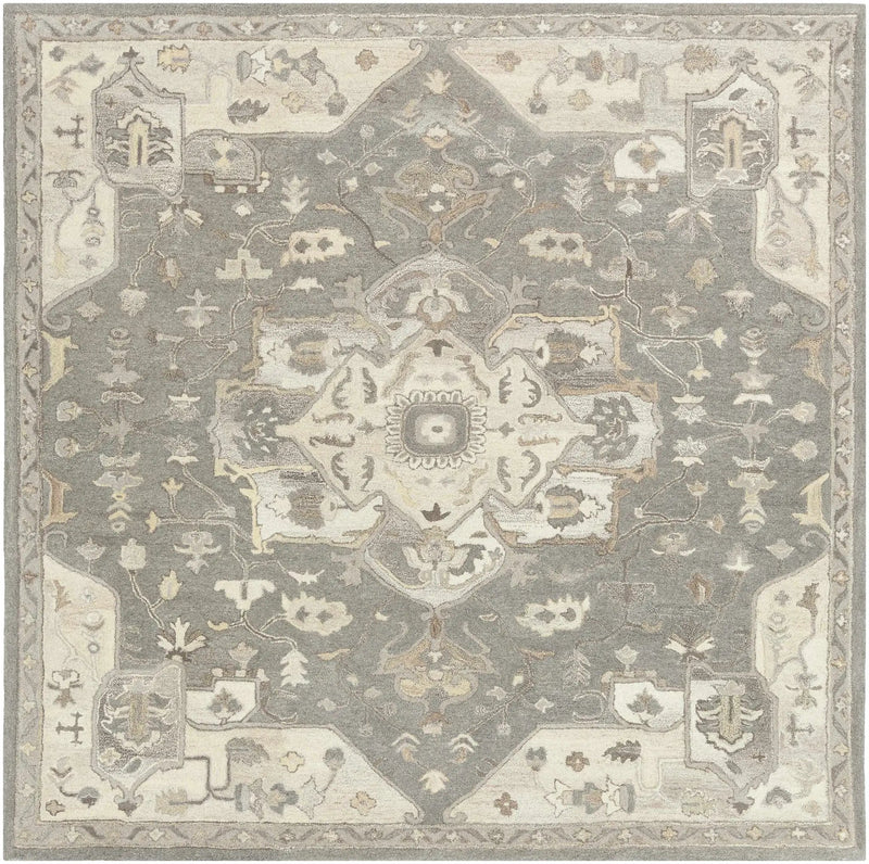 Broomfield 1196 Hand Tufted Taupe Wool Rug by Boutique Rugs
