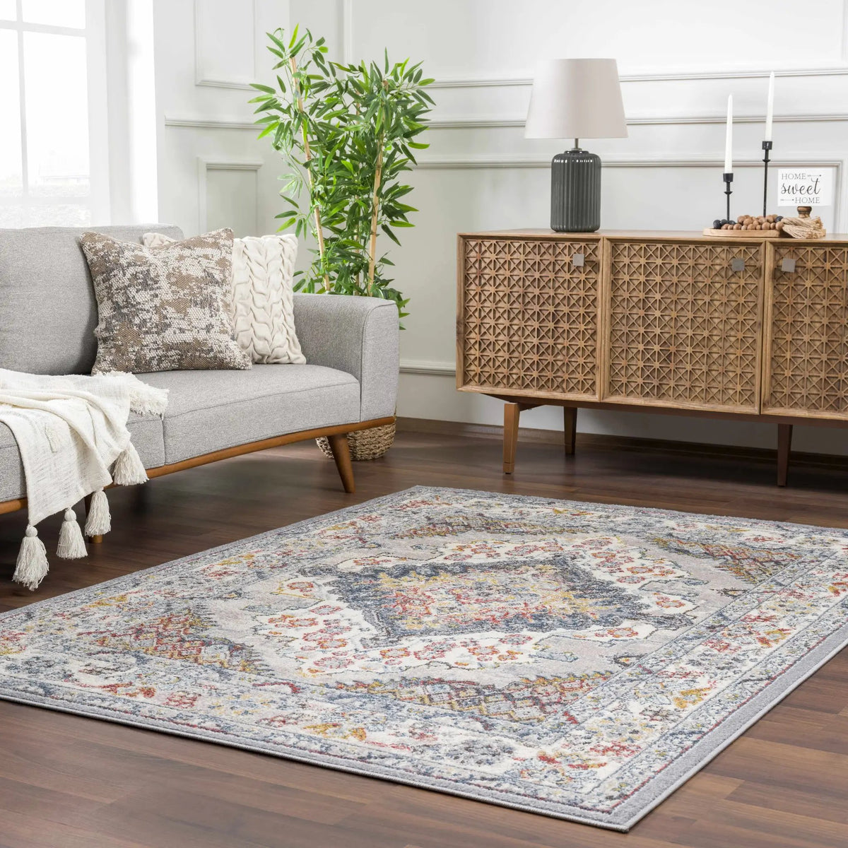 Haymond Area Rug, installed in a room 10
