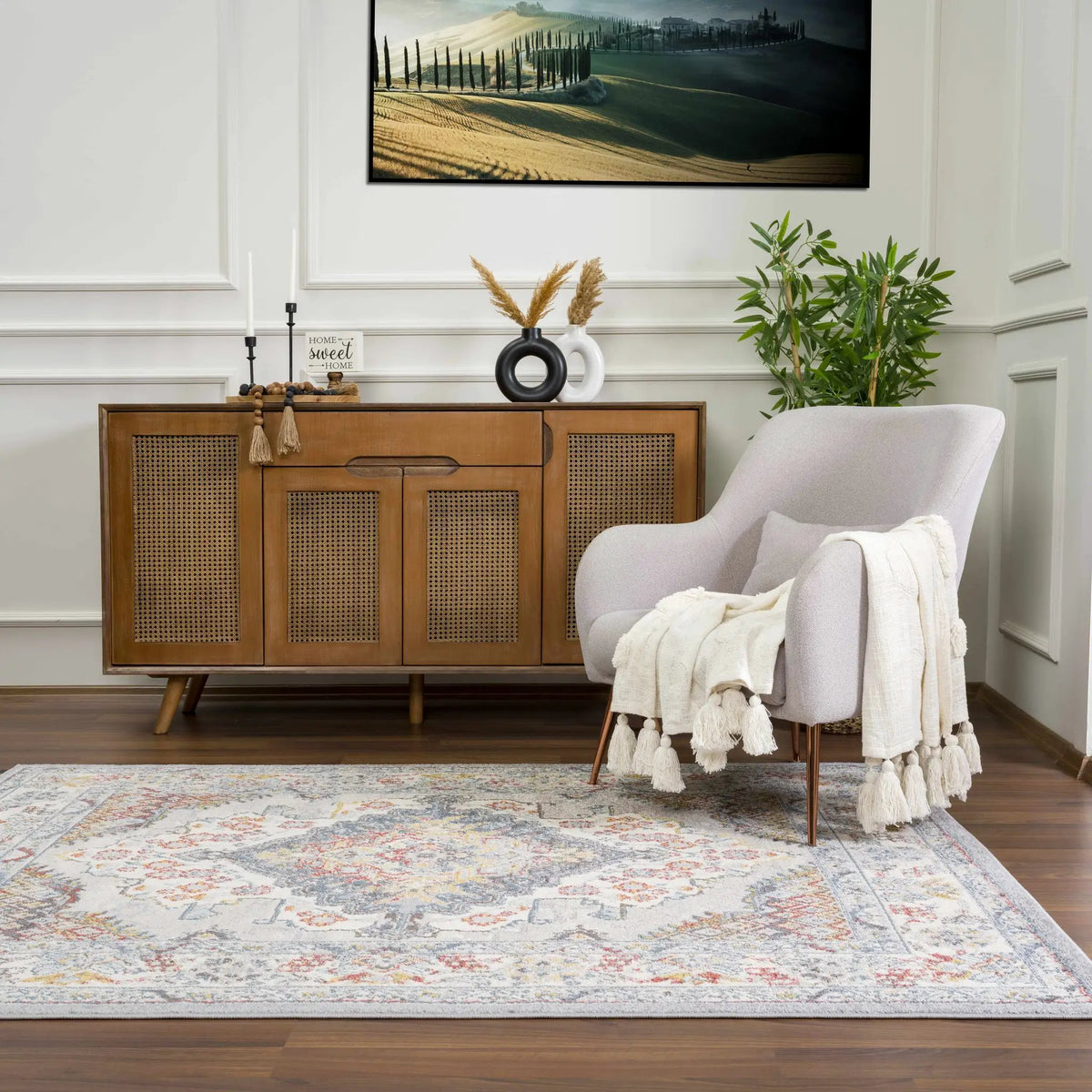 Haymond Area Rug, installed in a room 11