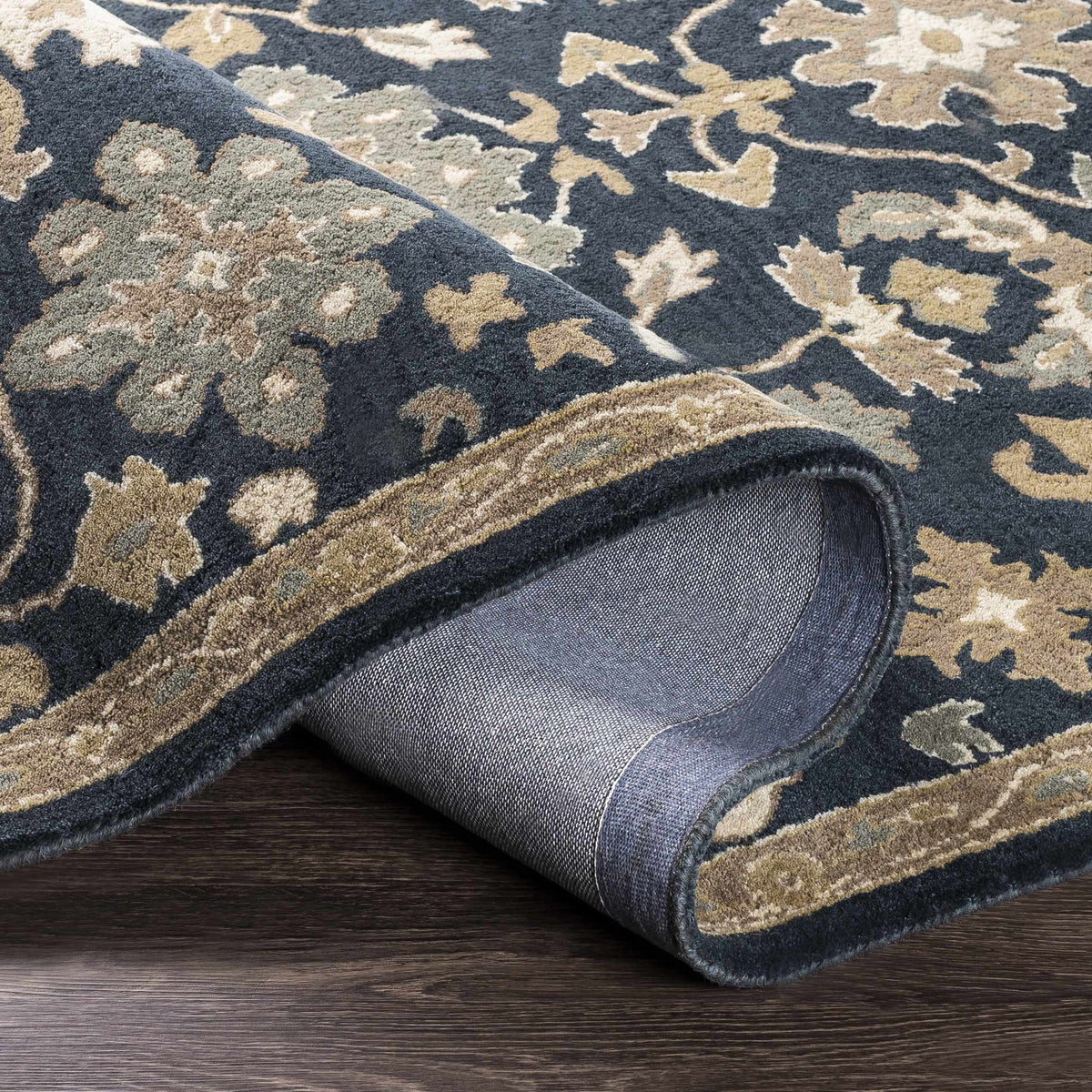 Caesar 1154 Navy Wool Rug, photo 4 of 24