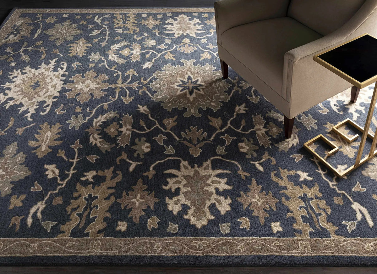 Caesar 1154 Navy Wool Rug, photo 18 of 24