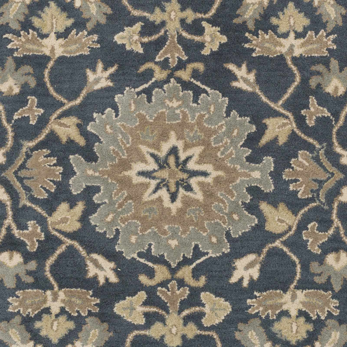 Caesar 1154 Navy Wool Rug, sample swatch