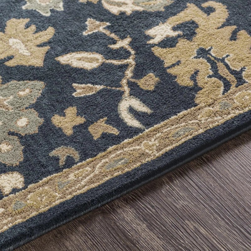 Caesar 1154 Navy Wool Rug by Boutique Rugs