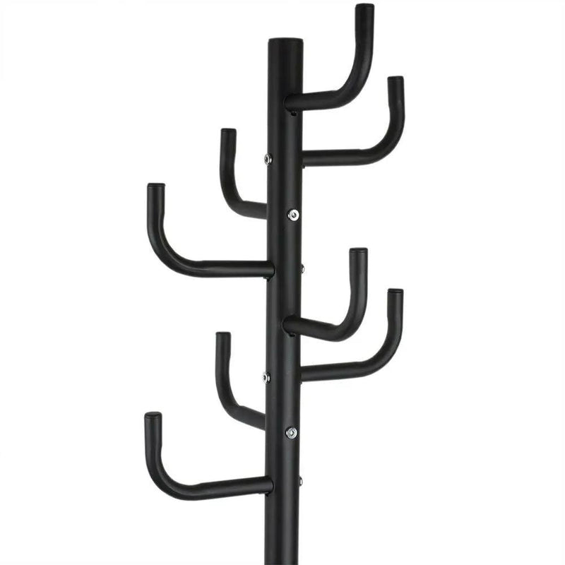 Black Metal Coat Rack Entry Hall Tree Hat Rack by HomePacific