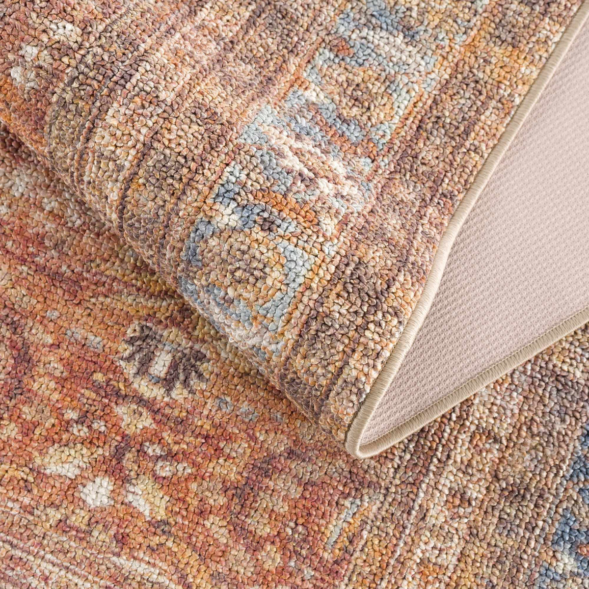 Anshu Peach Washable Area Rug - Clearance, photo 15 of 18