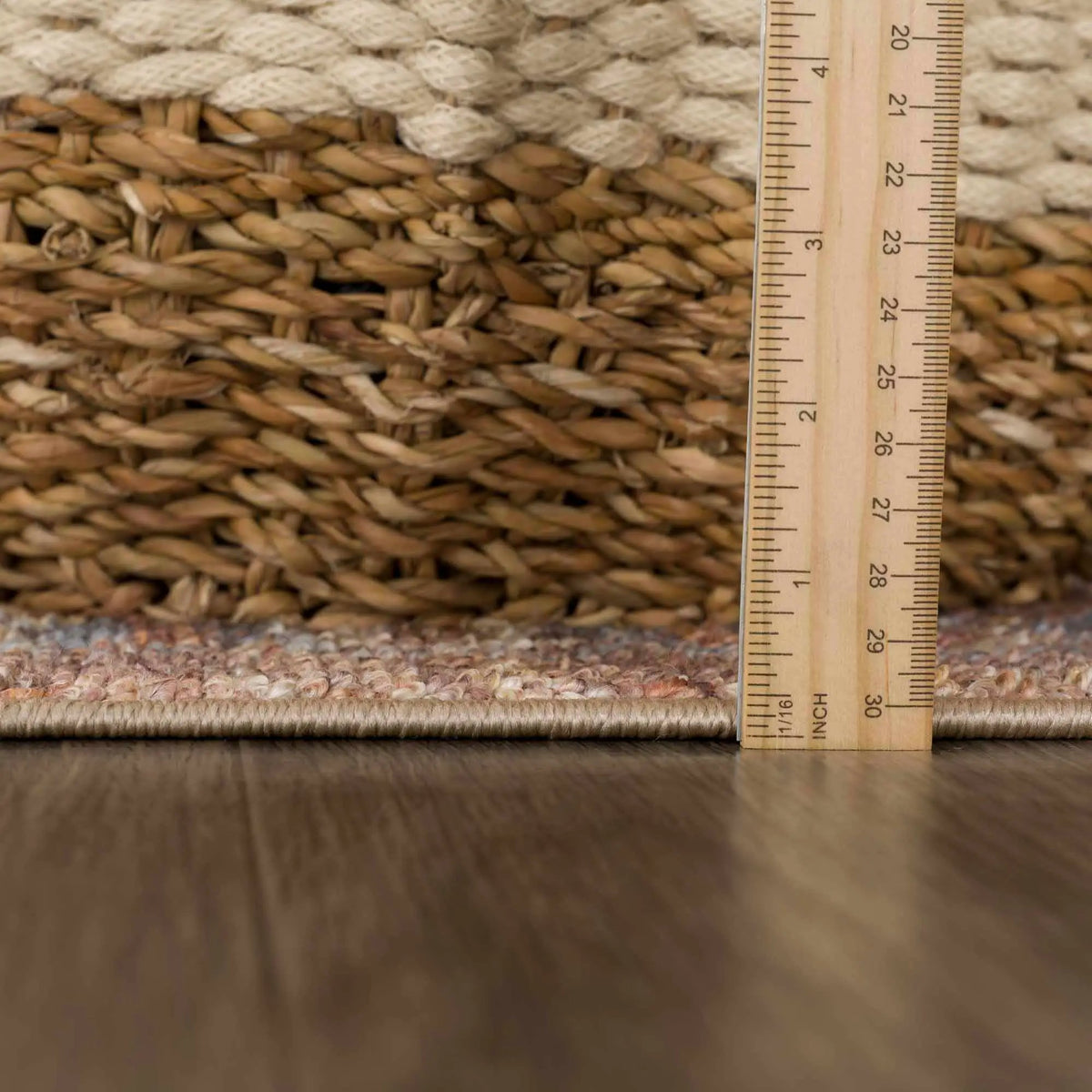 Anshu Peach Washable Area Rug - Clearance, photo 16 of 18