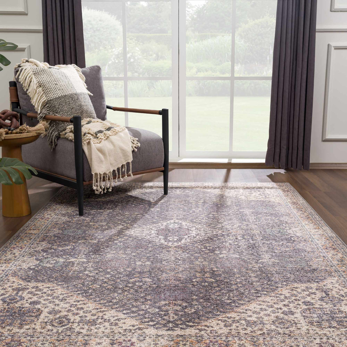 Seok Washable Area Rug - Clearance, installed in a room 4