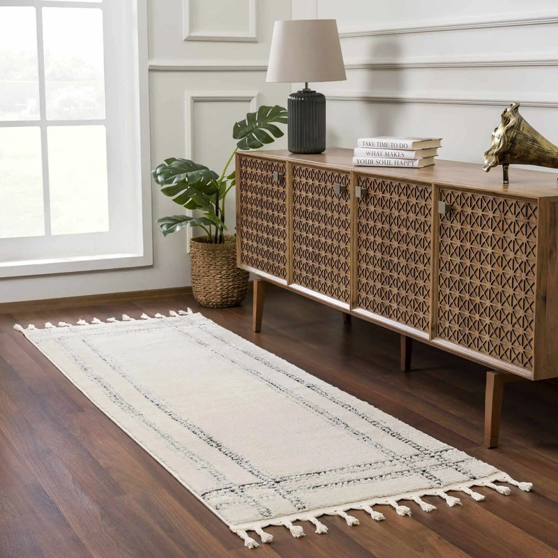 Ryuu Black & White Area Rug - Clearance by Boutique Rugs