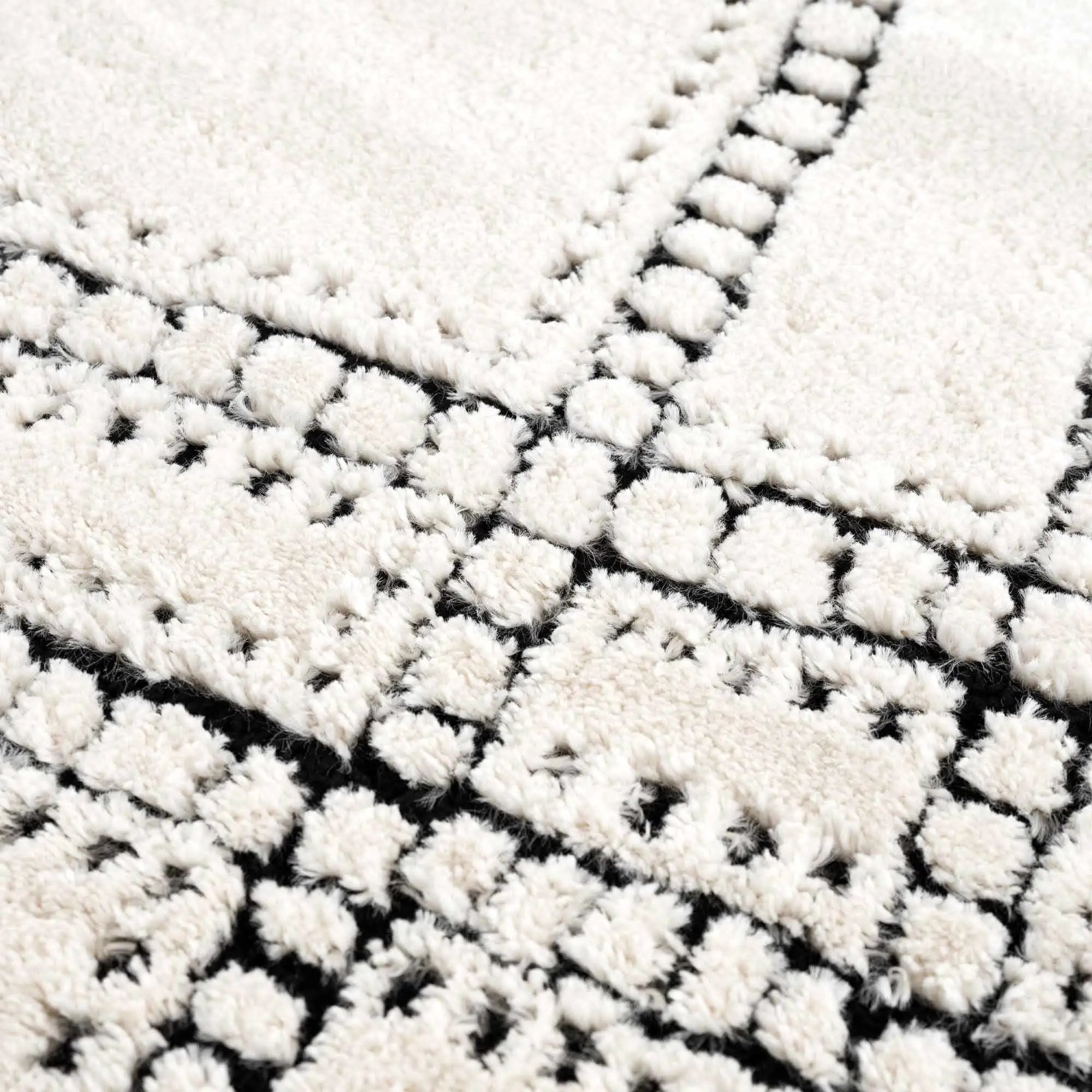 Ryuu Black & White Area Rug - Clearance by Boutique Rugs