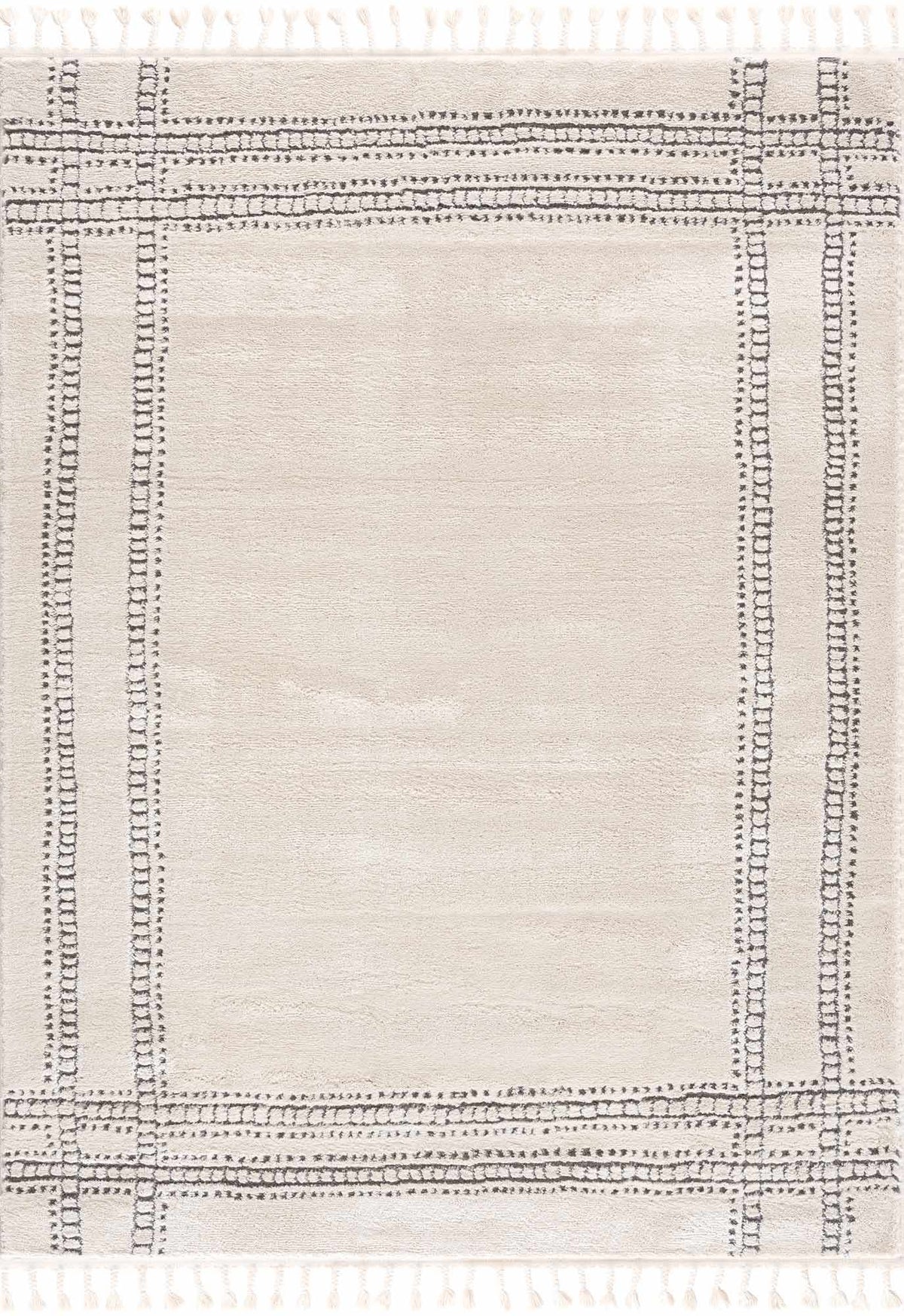 Ryuu Ivory & Gray Area Rug