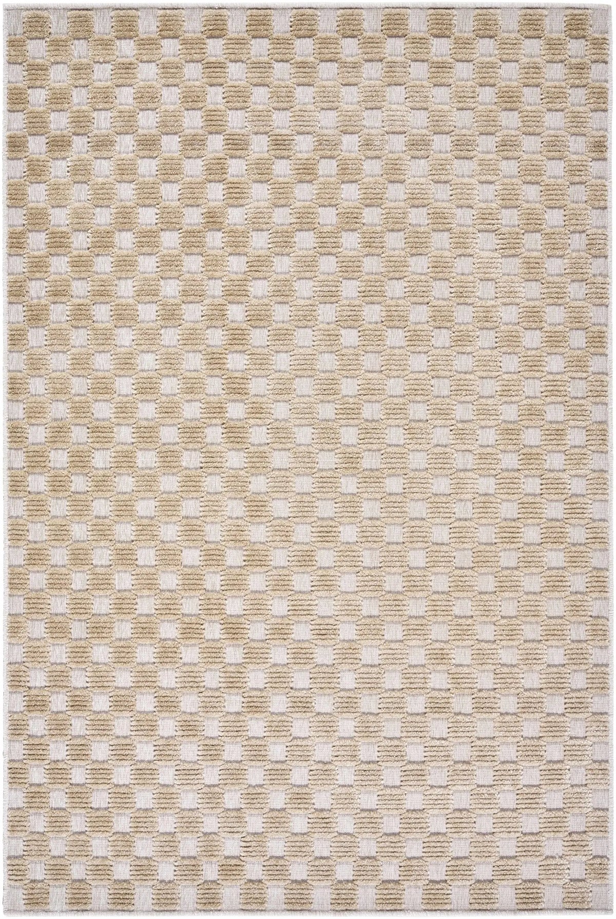 Anthea Beige Washable Area Rug