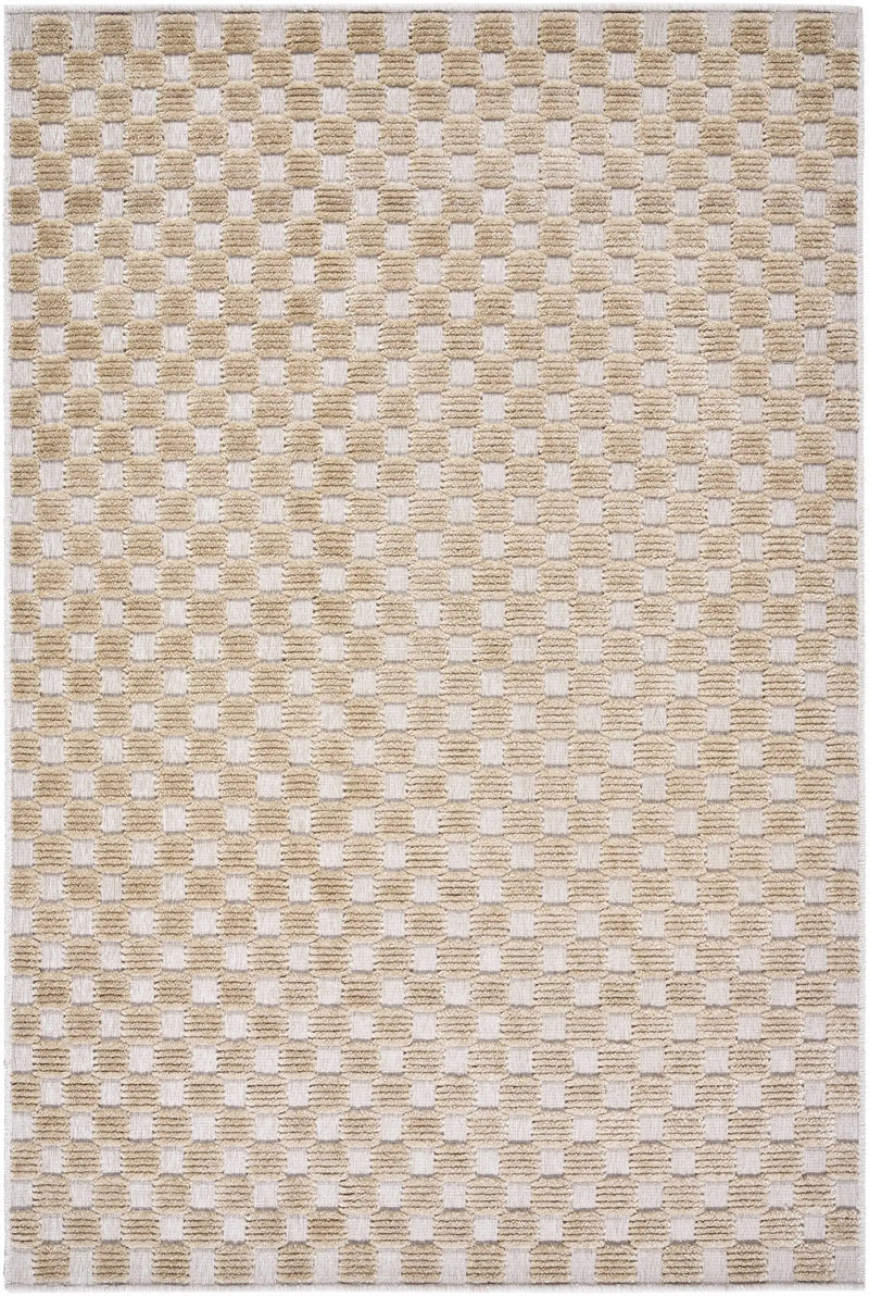 Anthea Beige Washable Area Rug by Boutique Rugs