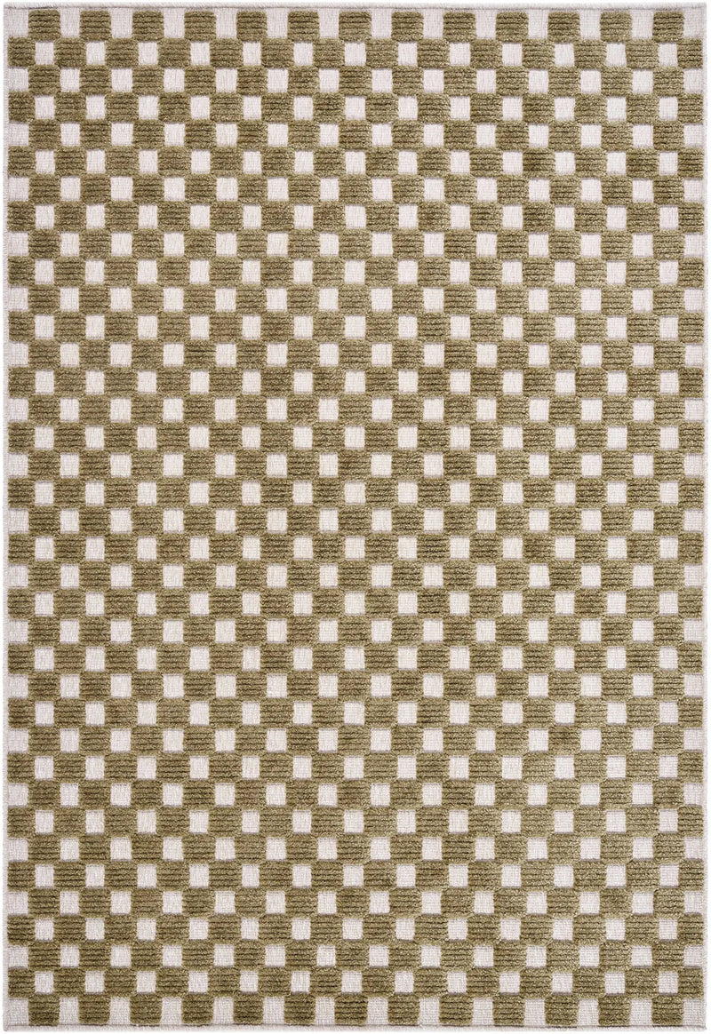Anthea Olive Washable Area Rug by Boutique Rugs