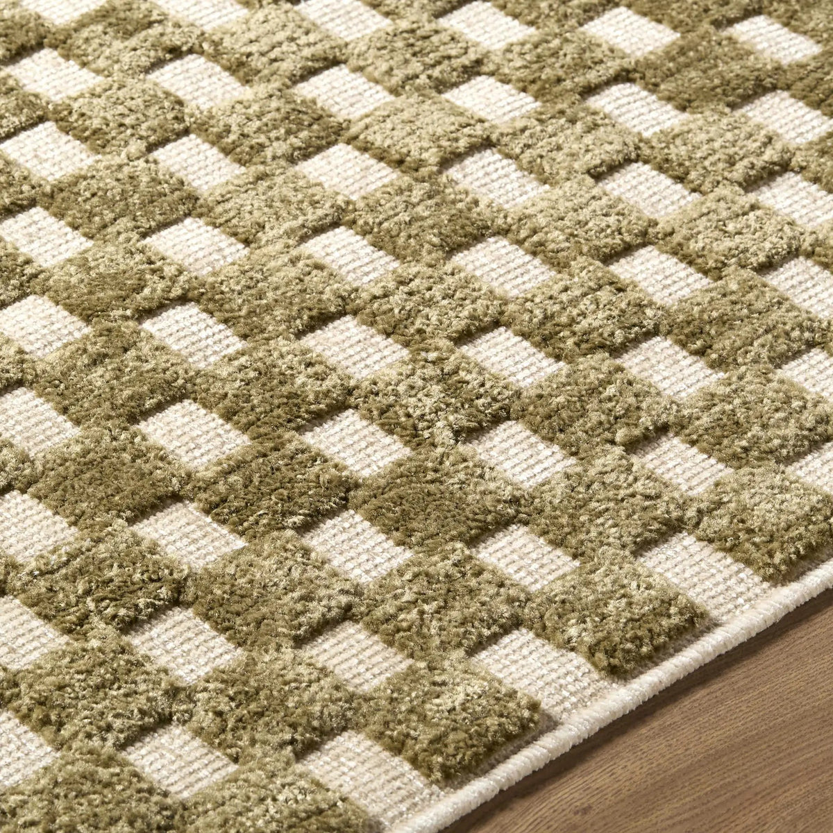 Anthea Olive Washable Area Rug, photo 3 of 7