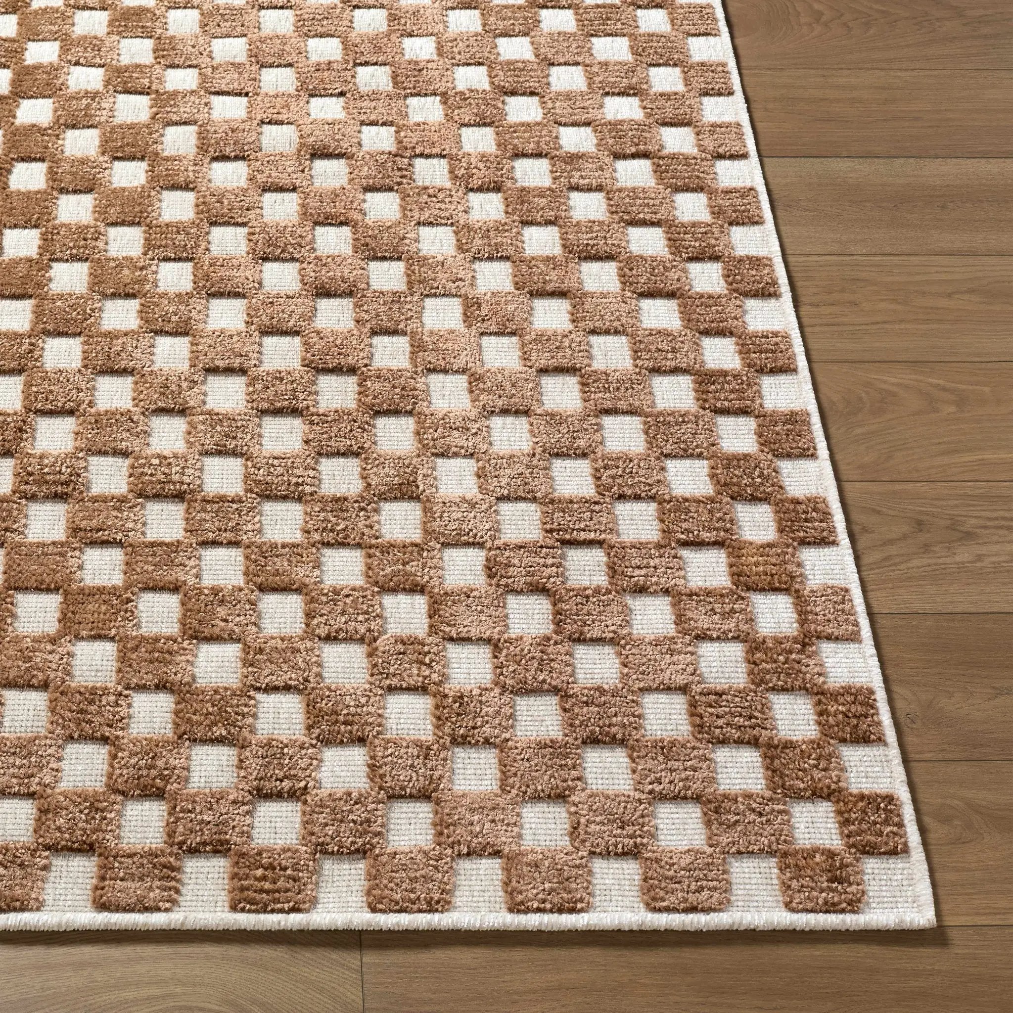 Anthea White Washable Area Rug by Boutique Rugs