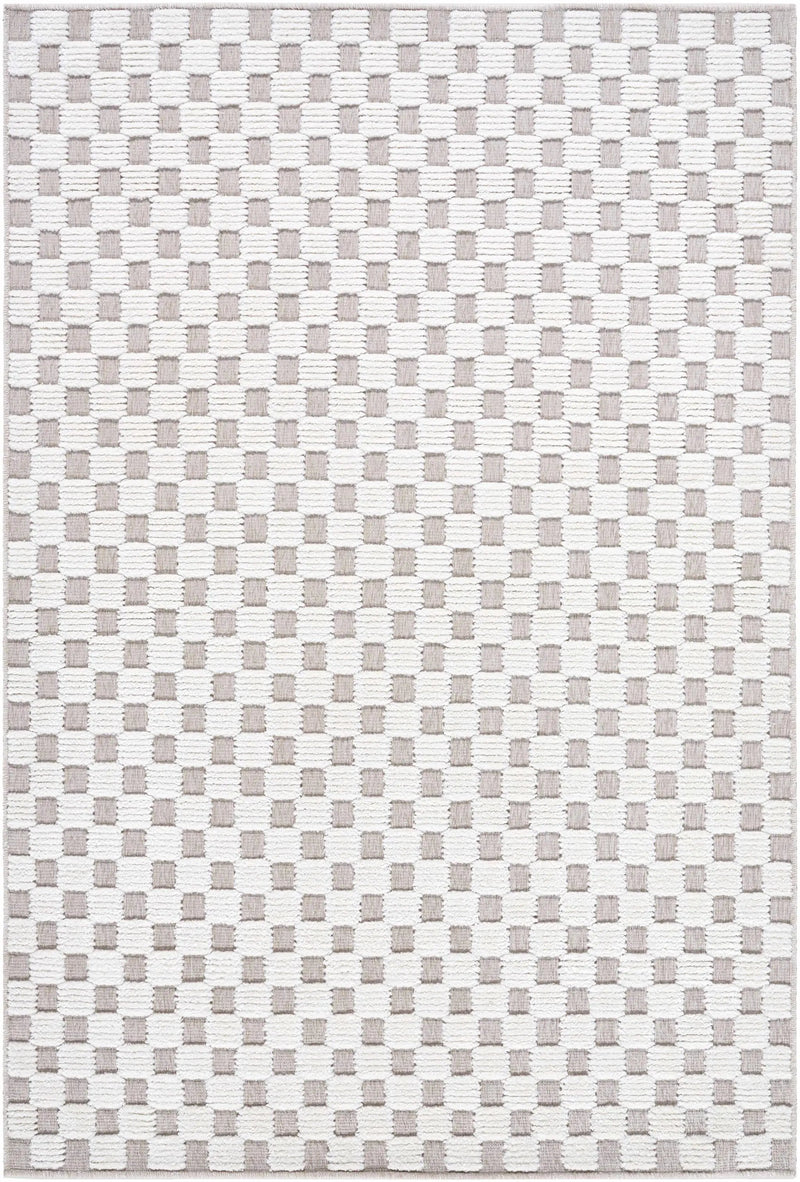 Anthea Light Gray Washable Area Rug by Boutique Rugs