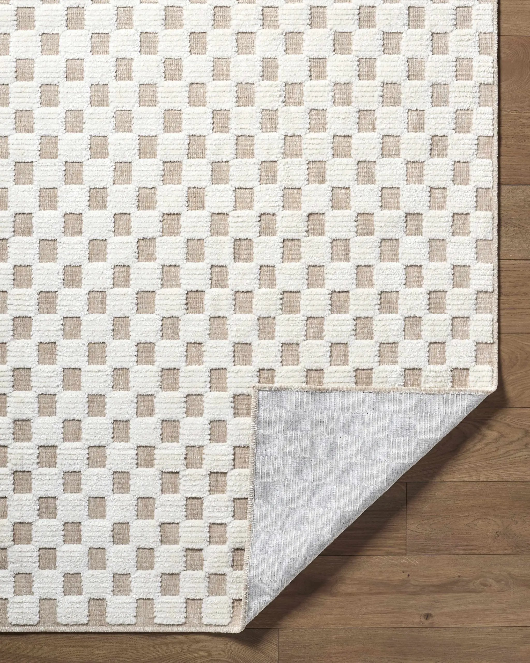 Anthea Light Gray Washable Area Rug by Boutique Rugs