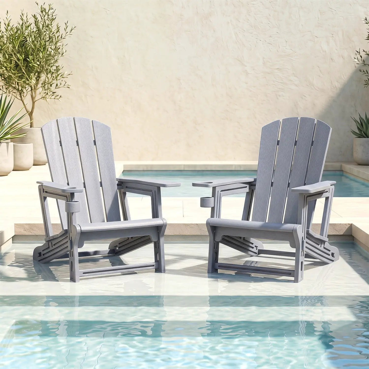 HDPE Adirondack Chair with Realistic Wood Grain, photo 18 of 24