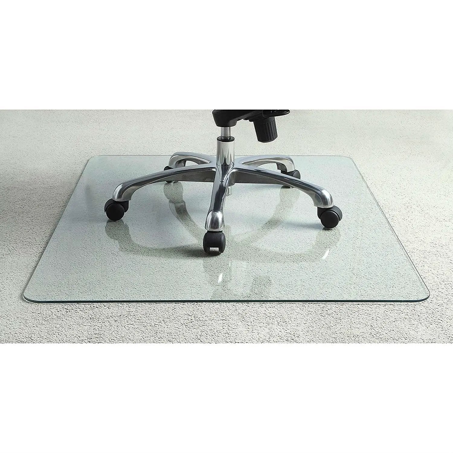 Heavy Duty 36 Inch Tempered Glass Chair Mat by HomePacific