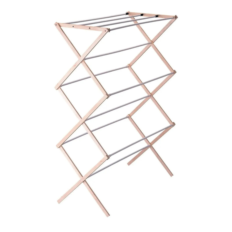 Folding Wood Cloths Laundry Drying Rack by HomePacific