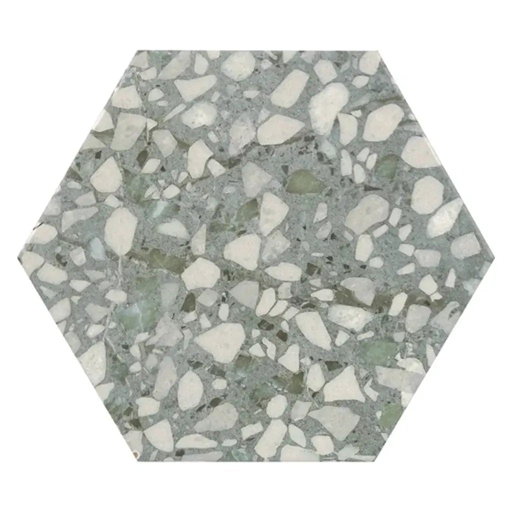 Sage Green 9x11 Matte Hexagon Porcelain Tile (16 pack, 8.07 sq ft/case) by Apollo Tile