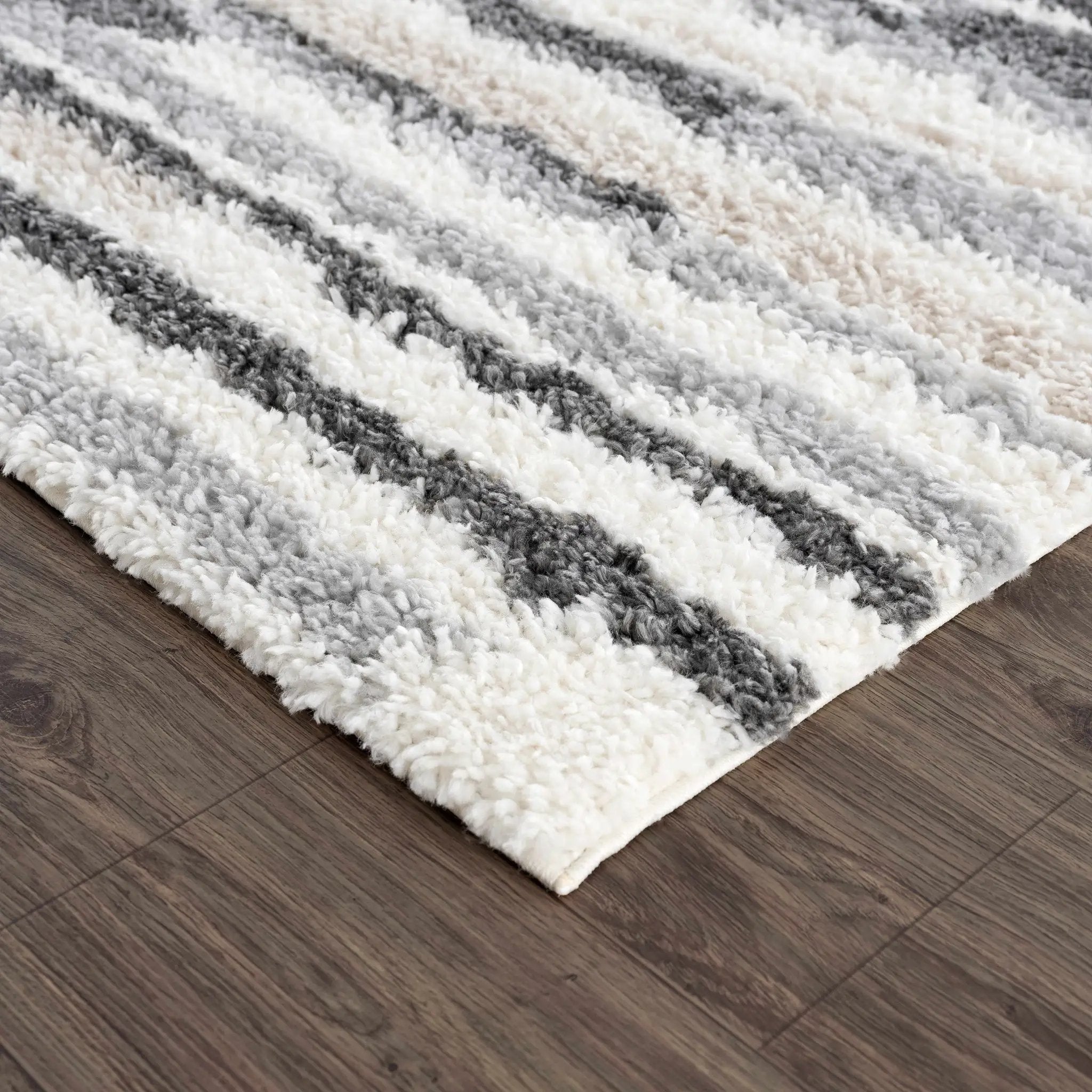 Zoya Irregular Striped Area Rug by Boutique Rugs