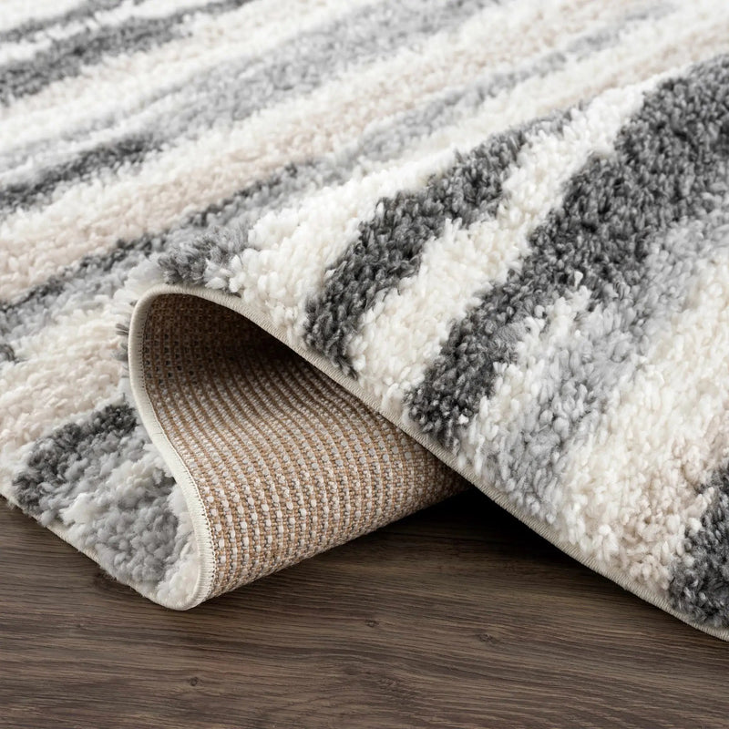 Zoya Irregular Striped Area Rug by Boutique Rugs