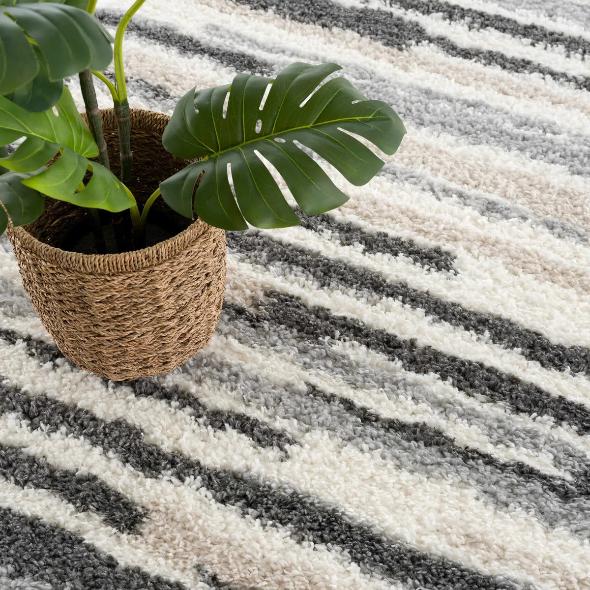 Zoya Irregular Striped Area Rug, photo 13 of 15