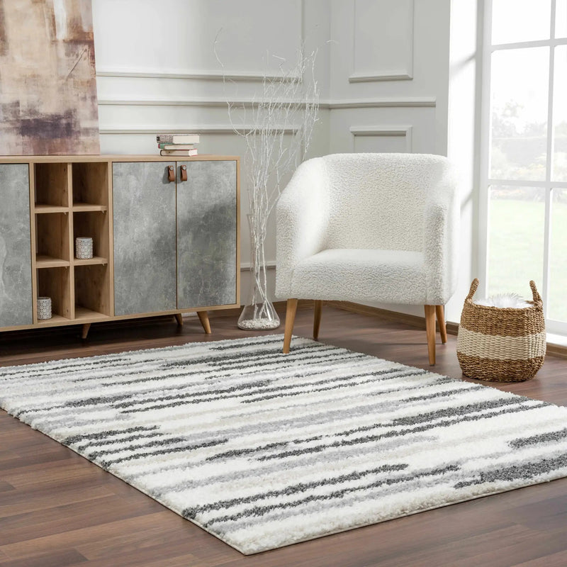 Zoya Irregular Striped Area Rug by Boutique Rugs