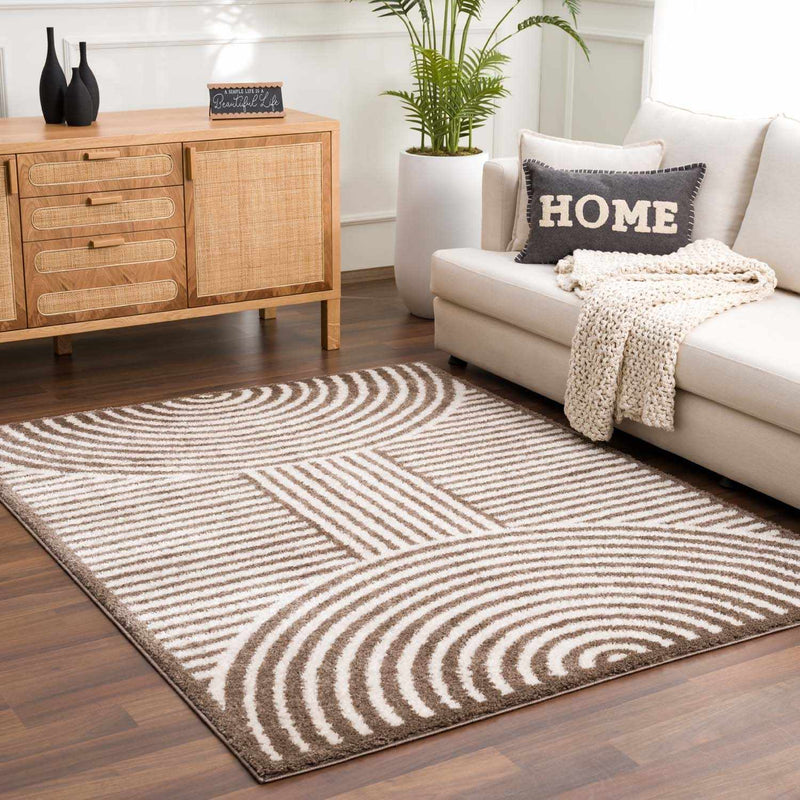 Allard Brown Washable Area Rug by Boutique Rugs