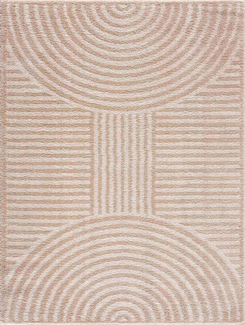Allard Beige Washable Area Rug by Boutique Rugs