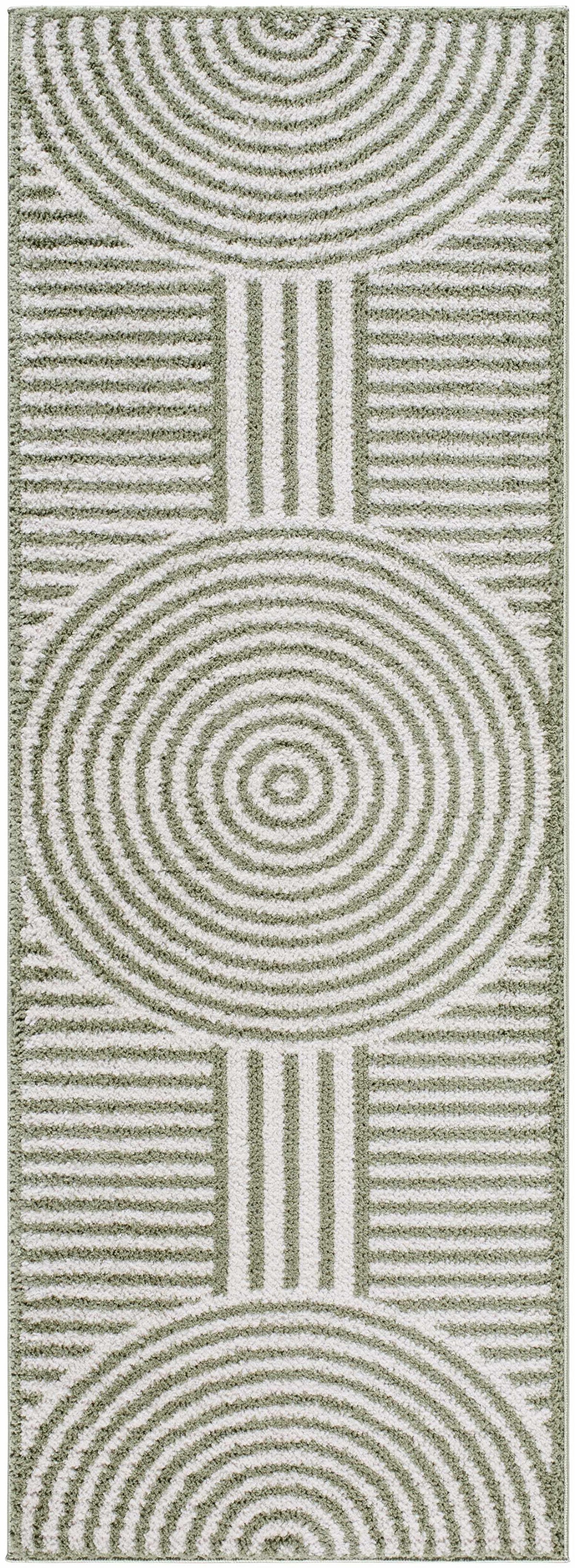 Allard Green Washable Area Rug, photo 12 of 13