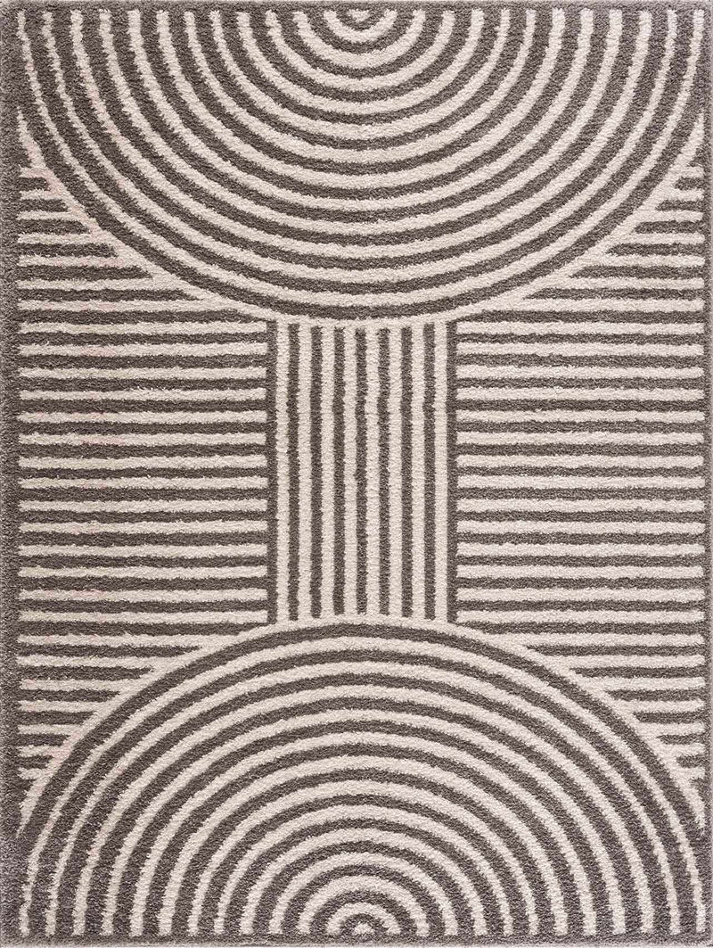 Allard Charcoal Washable Area Rug by Boutique Rugs