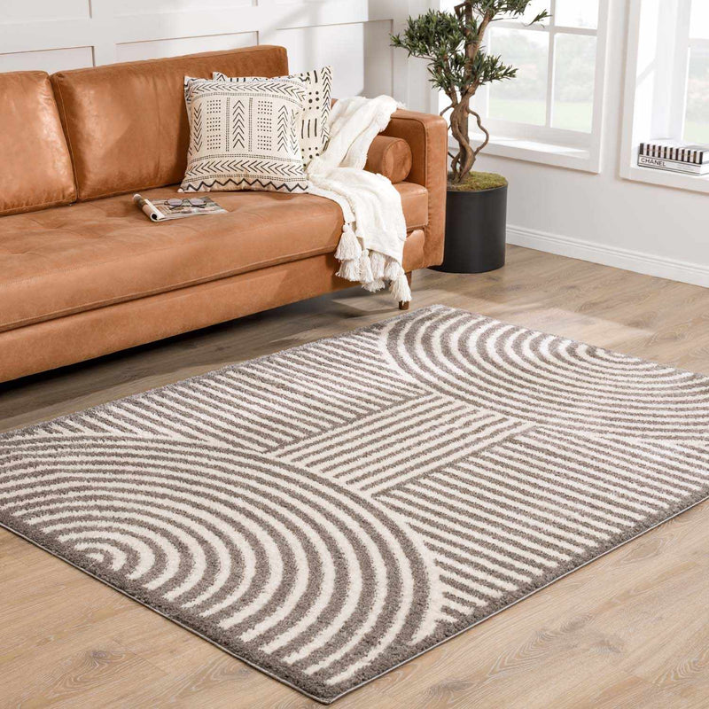 Allard Charcoal Washable Area Rug by Boutique Rugs