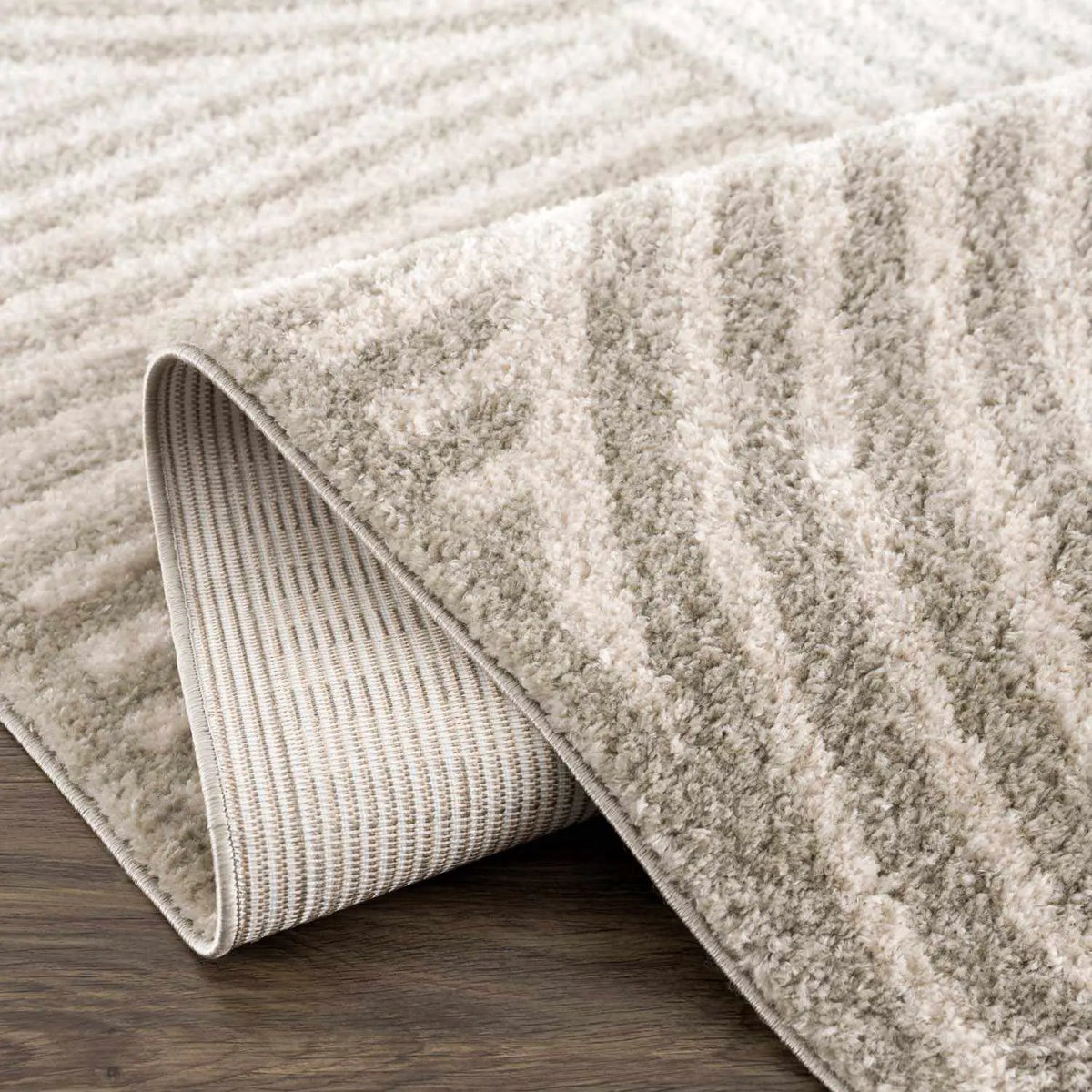Allard Gray Washable Area Rug, photo 10 of 13