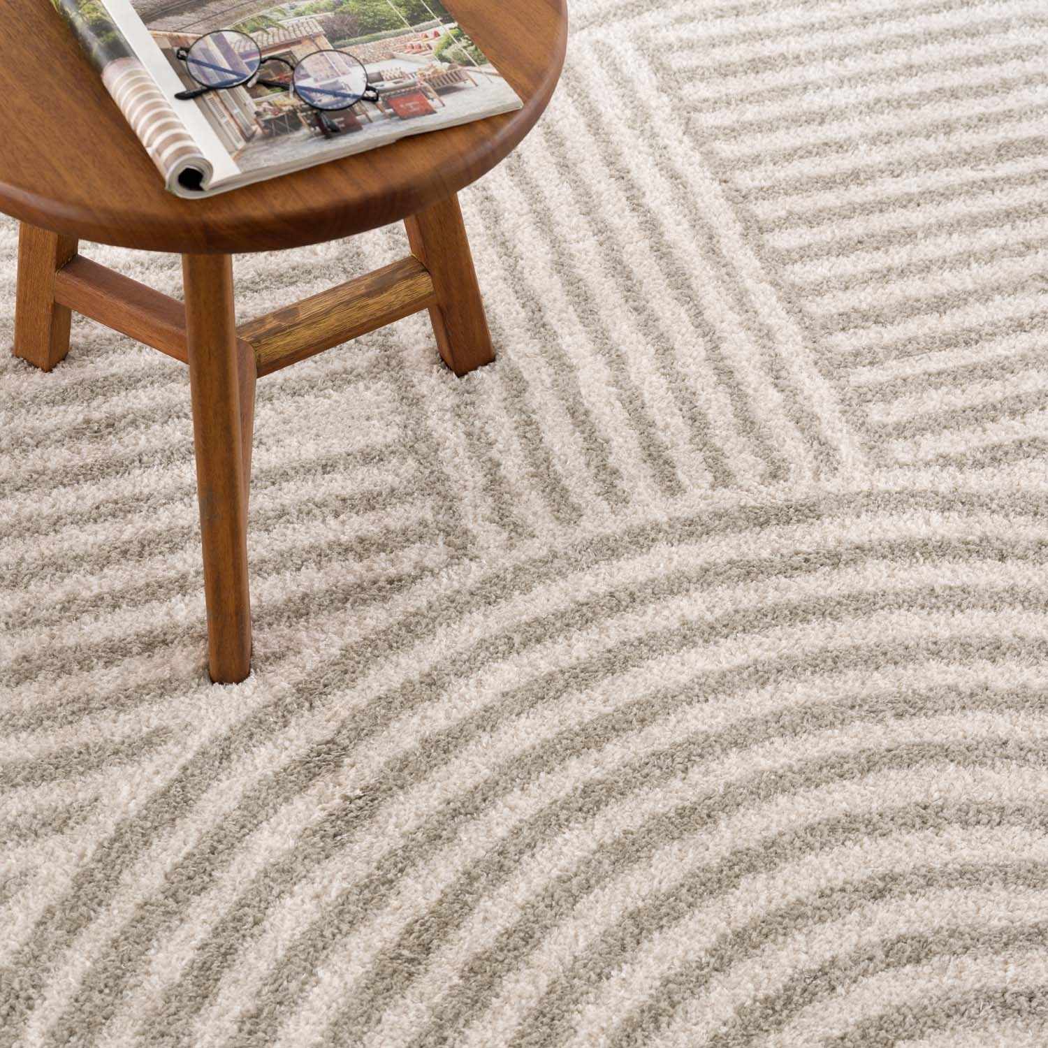 Allard Gray Washable Area Rug by Boutique Rugs