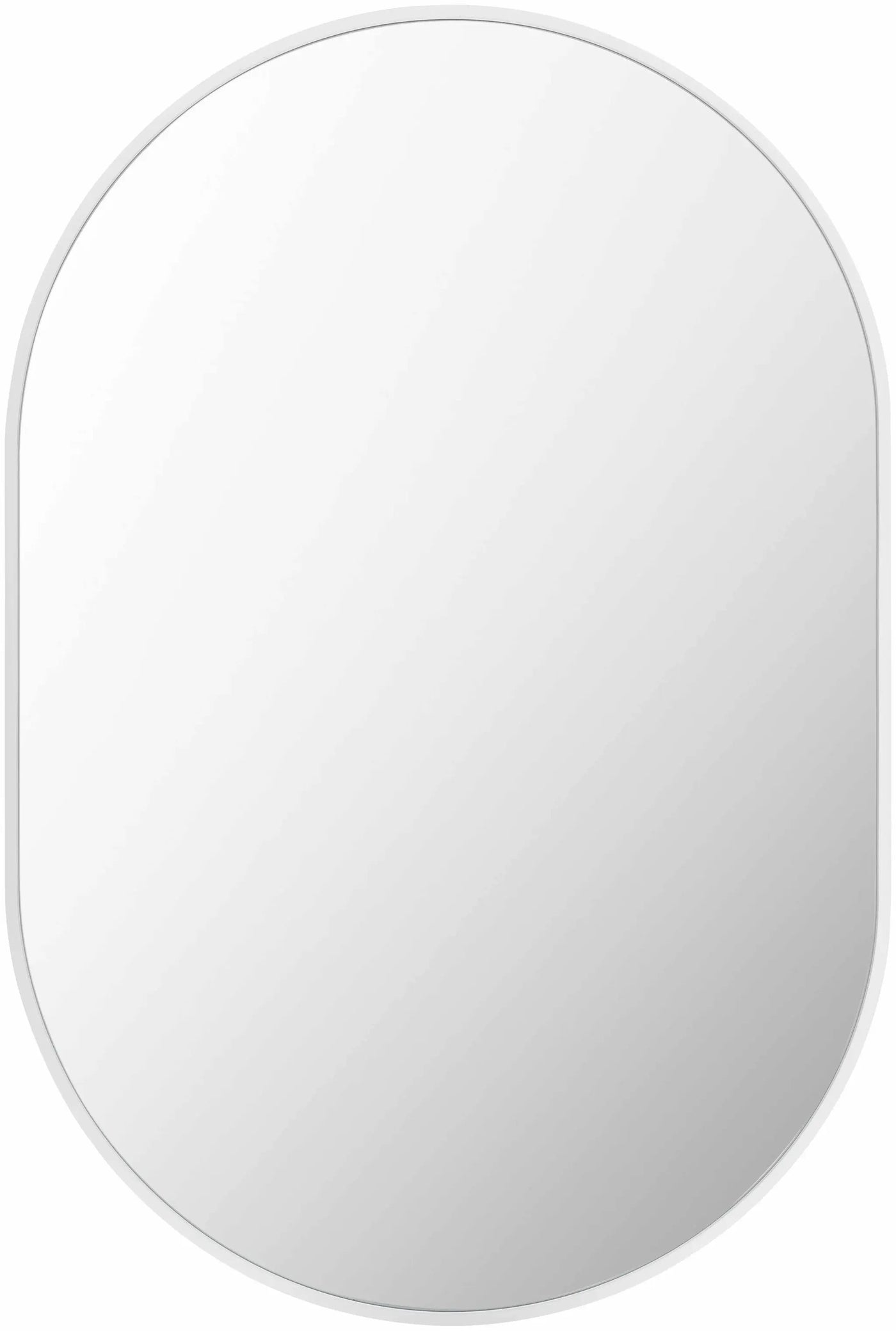 Hagenburg White Iron Frame Mirror by Boutique Rugs