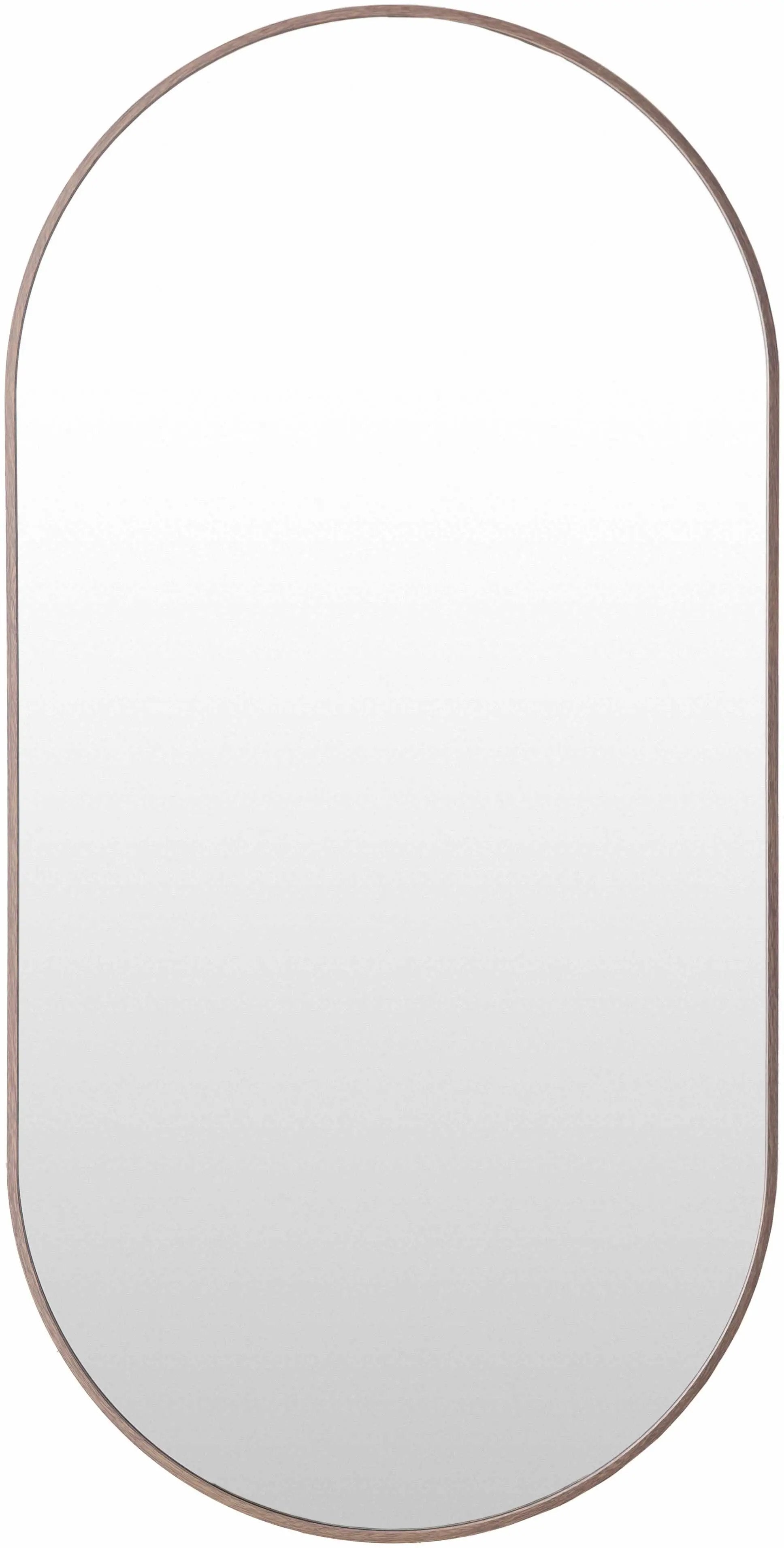Hagenburg Dark Brown Mirror by Boutique Rugs