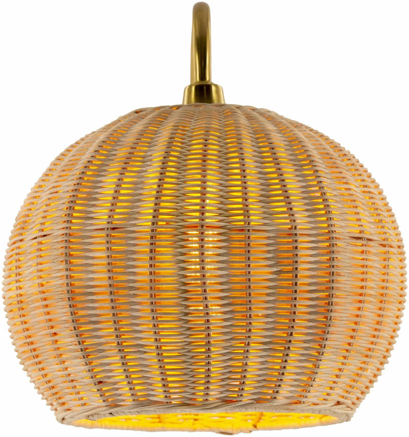 Hindang Rattan Wall Sconces by Boutique Rugs