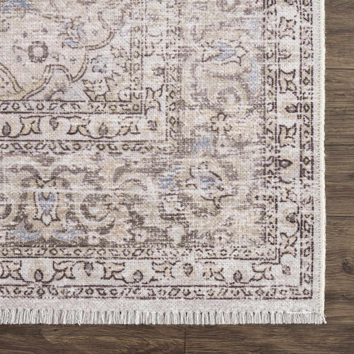 Cream Holi-2301 Washable Area Rug, photo 14 of 40