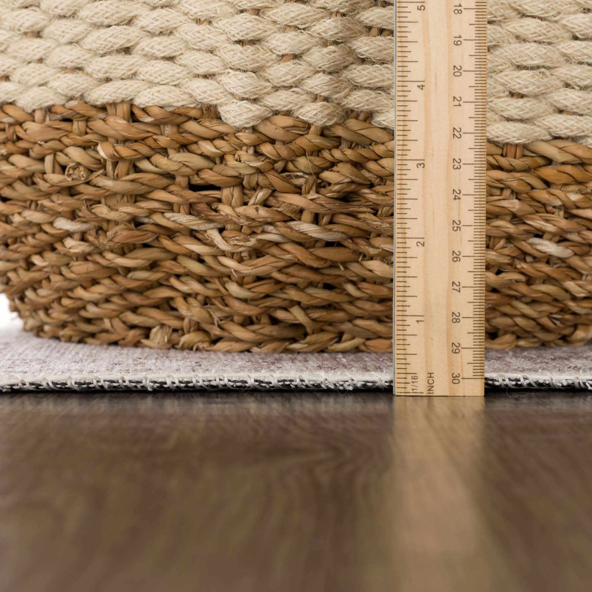 Cream Holi-2301 Washable Area Rug by Hauteloom