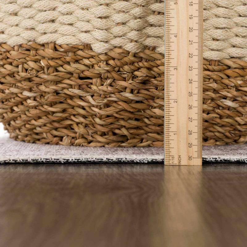 Cream Holi-2301 Washable Area Rug by Hauteloom