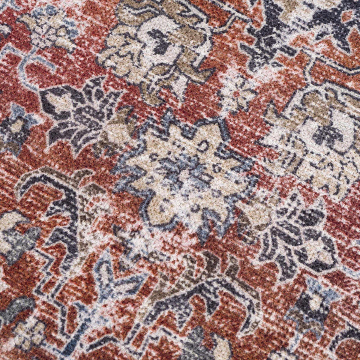 Burgundy Holi-2303 Washable Area Rug, photo 19 of 19