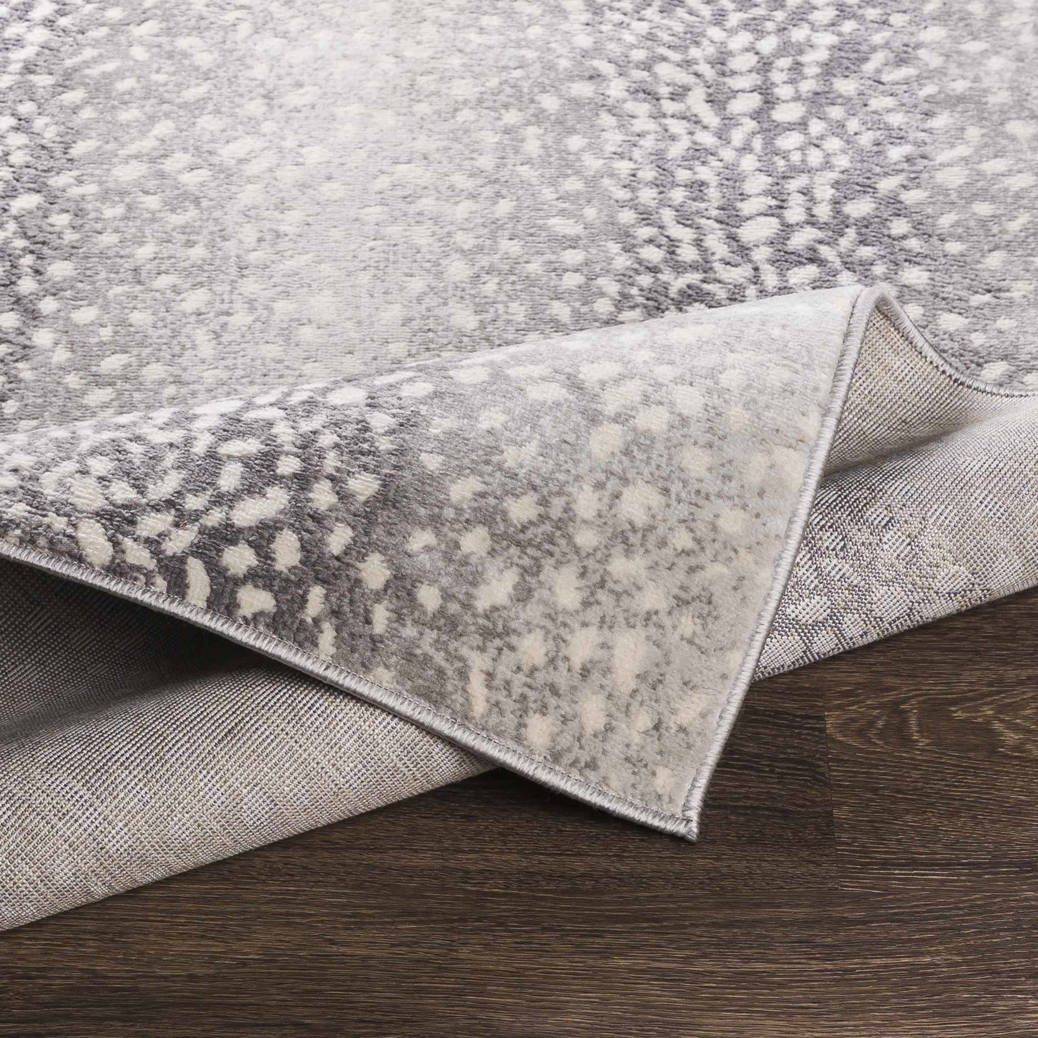 Pointblank Black&Gray Antelope Print Rug by Boutique Rugs