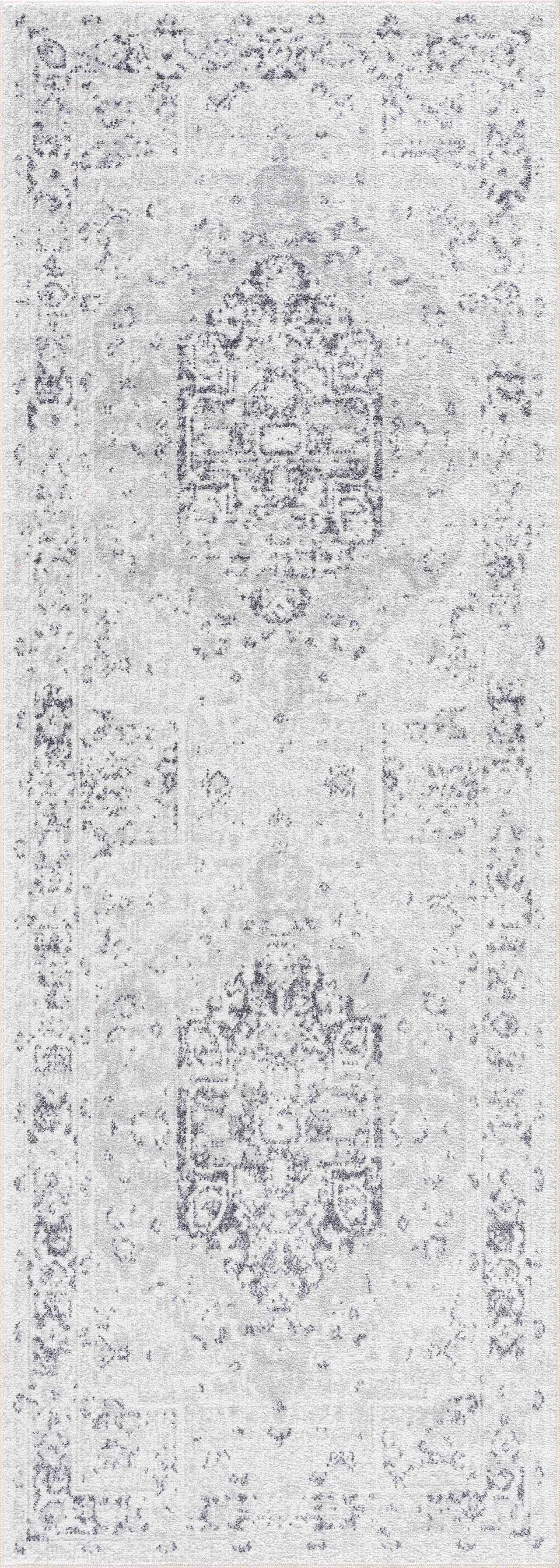 Akram Antrasit Flat Pile Washable Rug by Boutique Rugs